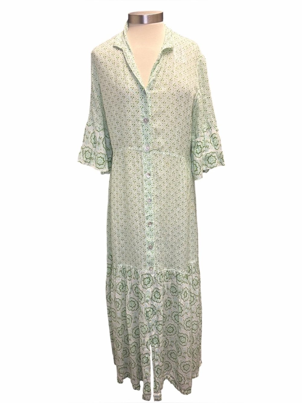 Temptation Positano Dotted Paisley Maxi Dress